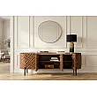 TV-skrinka 47584 Adlon 160cm Drevo Mango Hnedé