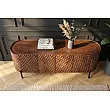 TV-skrinka 47584 Adlon 160cm Drevo Mango Hnedé