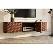 TV-skrinka 47586 Adlon 160cm Drevo Mango Hnedé