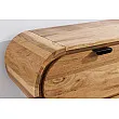 TV-skrinka 47756 Organic 160cm Drevo Acacia