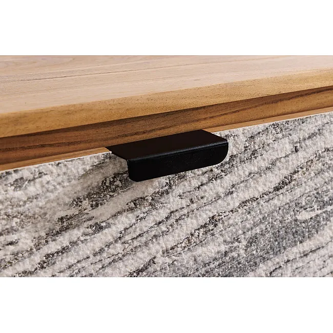 TV-skrinka 47757 Organic 160cm Drevo Acacia