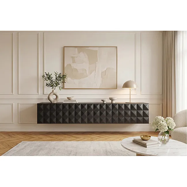 TV-skrinka 47768 Vulcano 160cm Drevo Mango