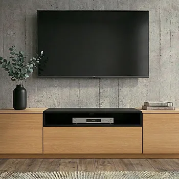 TV-skrinka 47811 Loft 160cm Prírodná Dub Dyha/Čierna