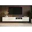 TV-skrinka 47815 Loft 200cm Biela/Prírodná Dub Dyha