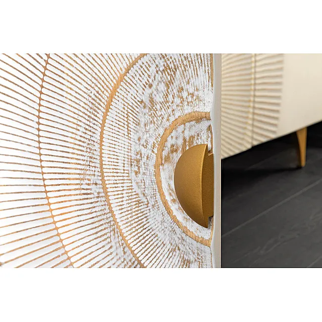 TV-skrinka 48411 Bailey 180cm Drevo Mango Bielené