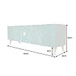 TV-skrinka 48525 Bailey 180cm Drevo Mango