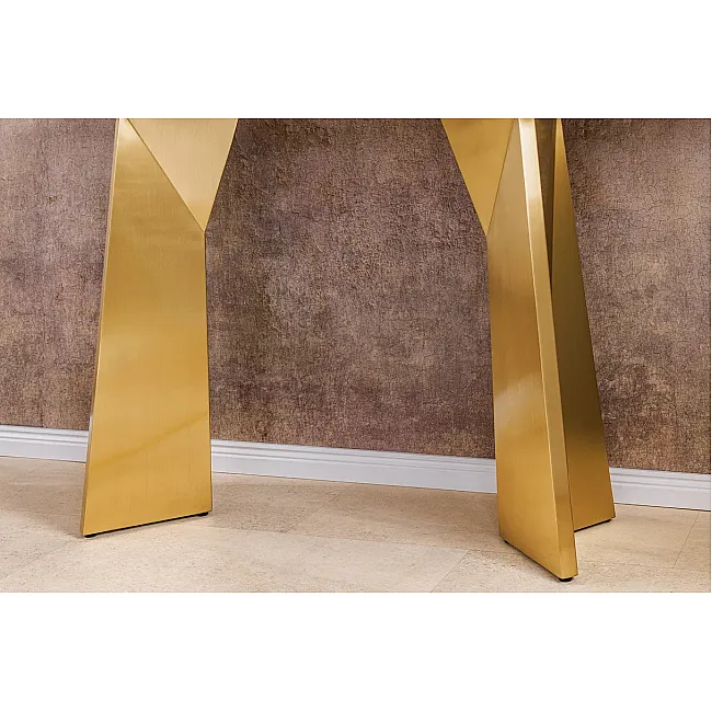 Toaletný stolík/Konzola Luxury - Biely Mramor