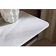 Toaletný stolík/Konzola Art Living - Biely Mramor