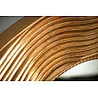 Zrkadlo 40697 Ø100cm gold