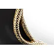 Zrkadlo 45432 Snake Ø80cm Zlaté