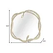 Zrkadlo 45786 Snake Ø50cm Zlaté