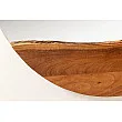 Zrkadlo 46492 Living Edge Ø100cm Drevo Acacia
