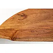 Zrkadlo 46492 Living Edge Ø100cm Drevo Acacia