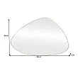 Zrkadlo 48185 Noemi 85x56cm Zlaté