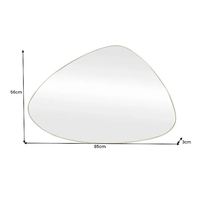 Zrkadlo 48185 Noemi 85x56cm Zlaté