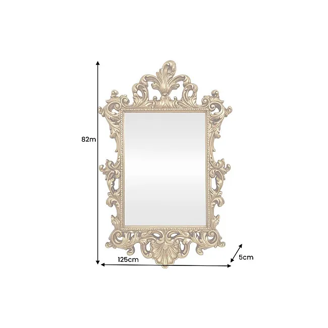 Zrkadlo Opulent 48194 125x82cm Zlaté