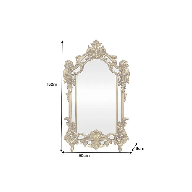 Zrkadlo Opulent 48195 150x90cm Zlaté