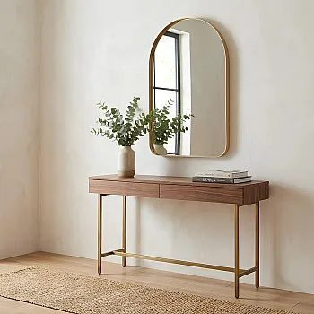 Zrkadlo 48235 Arca 60x90cm Gold aluminium