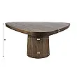 Jedálenský stôl Trojuholník 20-29 Arcadia 165cm Drevo Hnedá Acacia