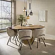 Jedálenský stôl Trojuholník 22-83 Wave 150cm Drevo Mango