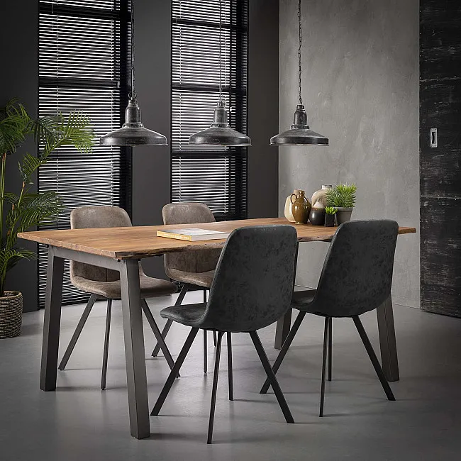 Jedálenský stôl 25-07 180x90cm Drevo Acacia natural