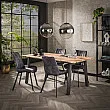Jedálenský stôl 25-07 180x90cm Drevo Acacia natural