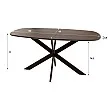Jedálenský stôl 29-73B Arhus 150x90cm Drevo Hnedá Acacia