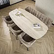 Jedálenský stôl Romano 180x90cm 3D Ceramic Travertine