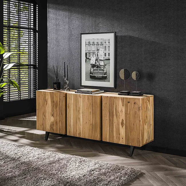 Komoda 28-52 Block 180cm Drevo Acacia