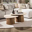 Konferenčný stôl 45-95 Romano 2-set 3D Ceramic Travertine