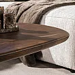 Konferenčný stôl 55-91 Central 135x70cm Drevo Acacia