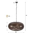 Luster 70-35 Cielo 1L Ø90cm Antique Cooper