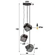 Luster 72-28 Rock 3L Chrome Glass