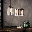 Luster 72-52 3 x Ø20cm Grid glass - PRODUKT JE SKLADOM U NÁS - 1Ks