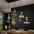 Luster 74-44 Karaf 4+3L Jantar-Chrome Glass