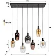 Luster 74-62 Amfora 6L Multicolour Glass