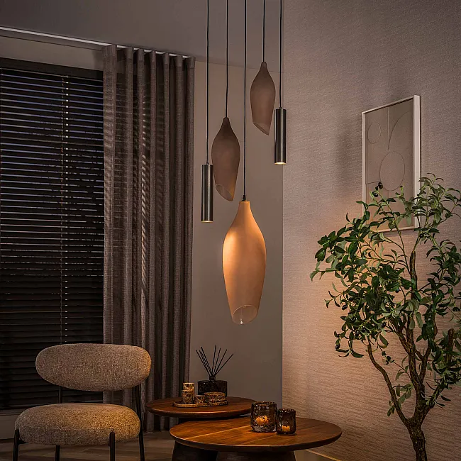 Luster Cocoon 5L Brown Frosted Glass