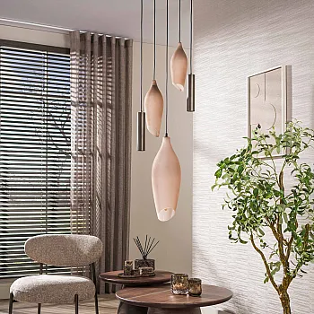 Luster Cocoon 5L Brown Frosted Glass