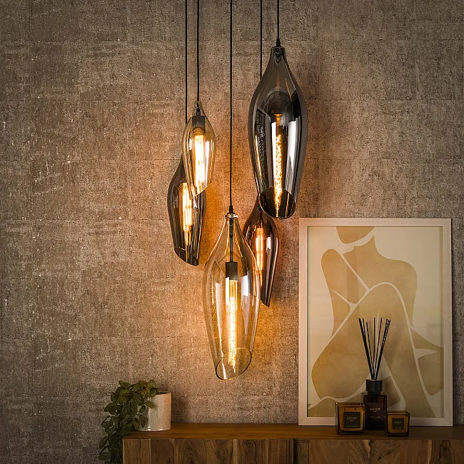 Luster 76-95 Cocoon 5L Multicolour Glass
