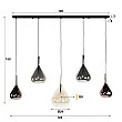 Luster 77-16 Wings 5L Multicolour Glass