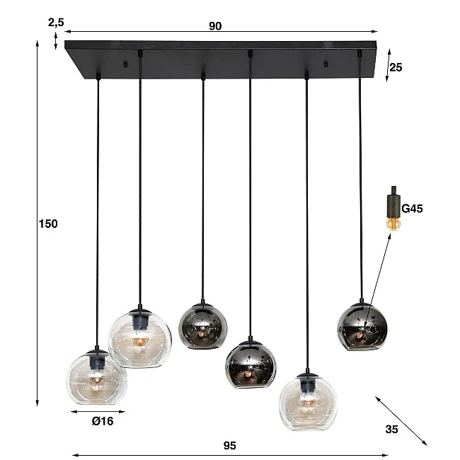 Luster 77-57 3+3 Bubbles Bicolore