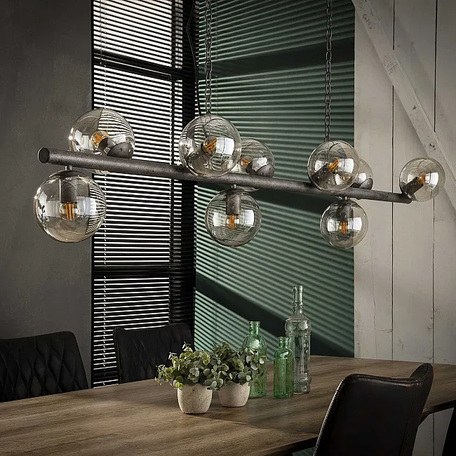 Luster 77-75 9 x Ø15cm Sklo - PRODUKT JE SKLADOM U NÁS - 1Ks