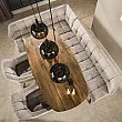 Luster 79-10S Sfere 3L Brown Glass
