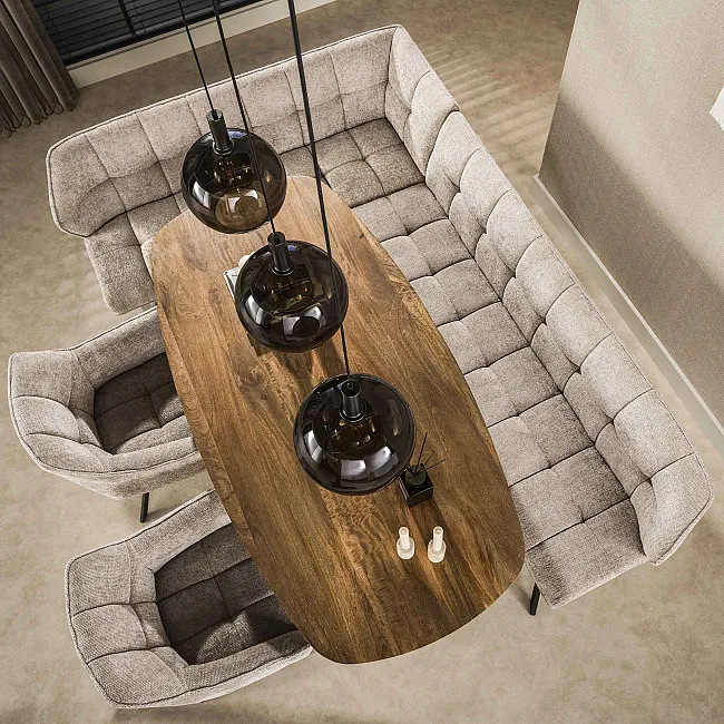 Luster 79-10S Sfere 3L Brown Glass