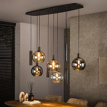 Luster 79-13 Sfere 5+4L Multicolour Glass
