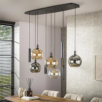 Luster 79-13 Sfere 5+4L Multicolour Glass