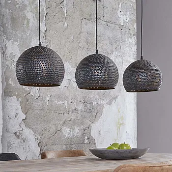Luster 80-98 3 x Ø25cm Industry - PRODUKT JE SKLADOM U NÁS - 2Ks