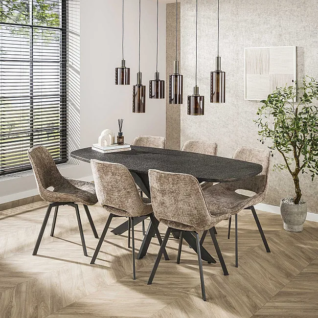 Luster 84-36 Sepiora 6L Brown Glass