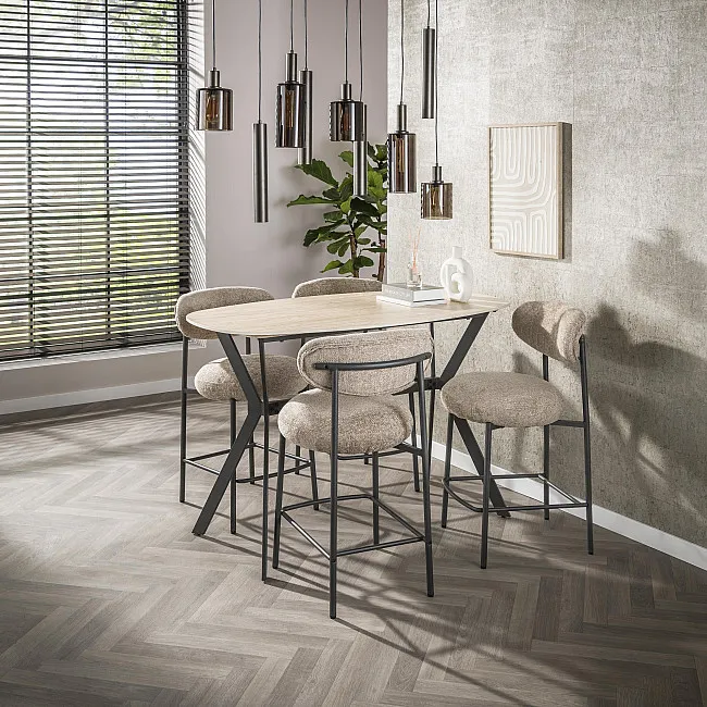Luster 84-37 Sepiora 5+4L Brown Glass