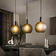 Luster 84-43 Bubble 3L Frosted Grey Glass